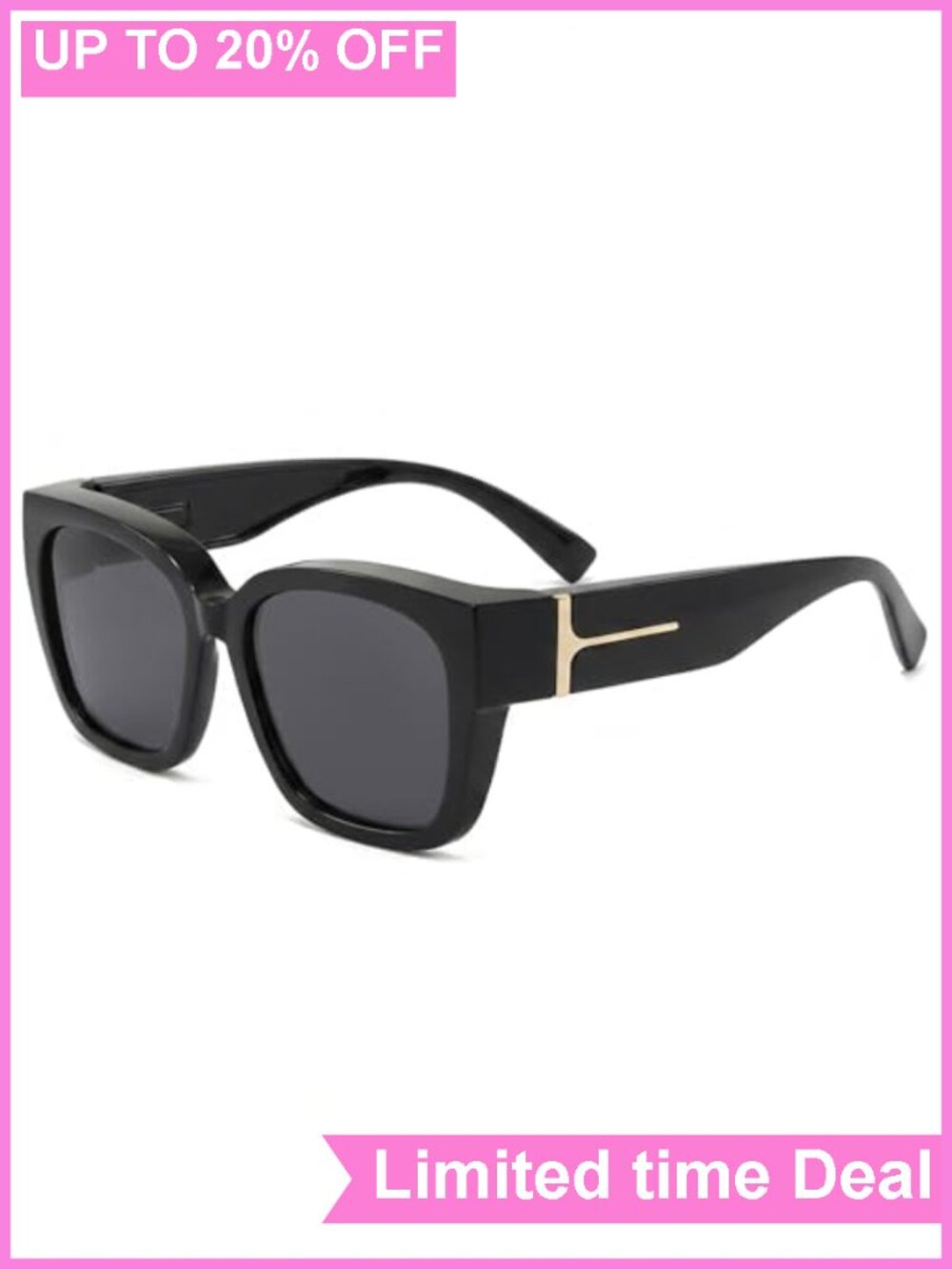 Polarized Fit Over Sunglasses UV400 Protection TAC Lens Rectangular
